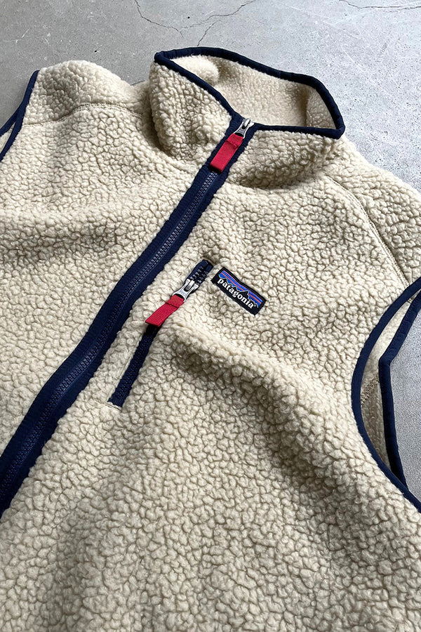 17AW RETRO PILE FLEECE VEST/ BEIGE [SIZE: L USED]