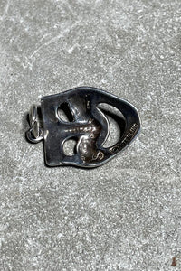 STERLING SILVER FACE PENDANT TOP [ONE SIZE USED]