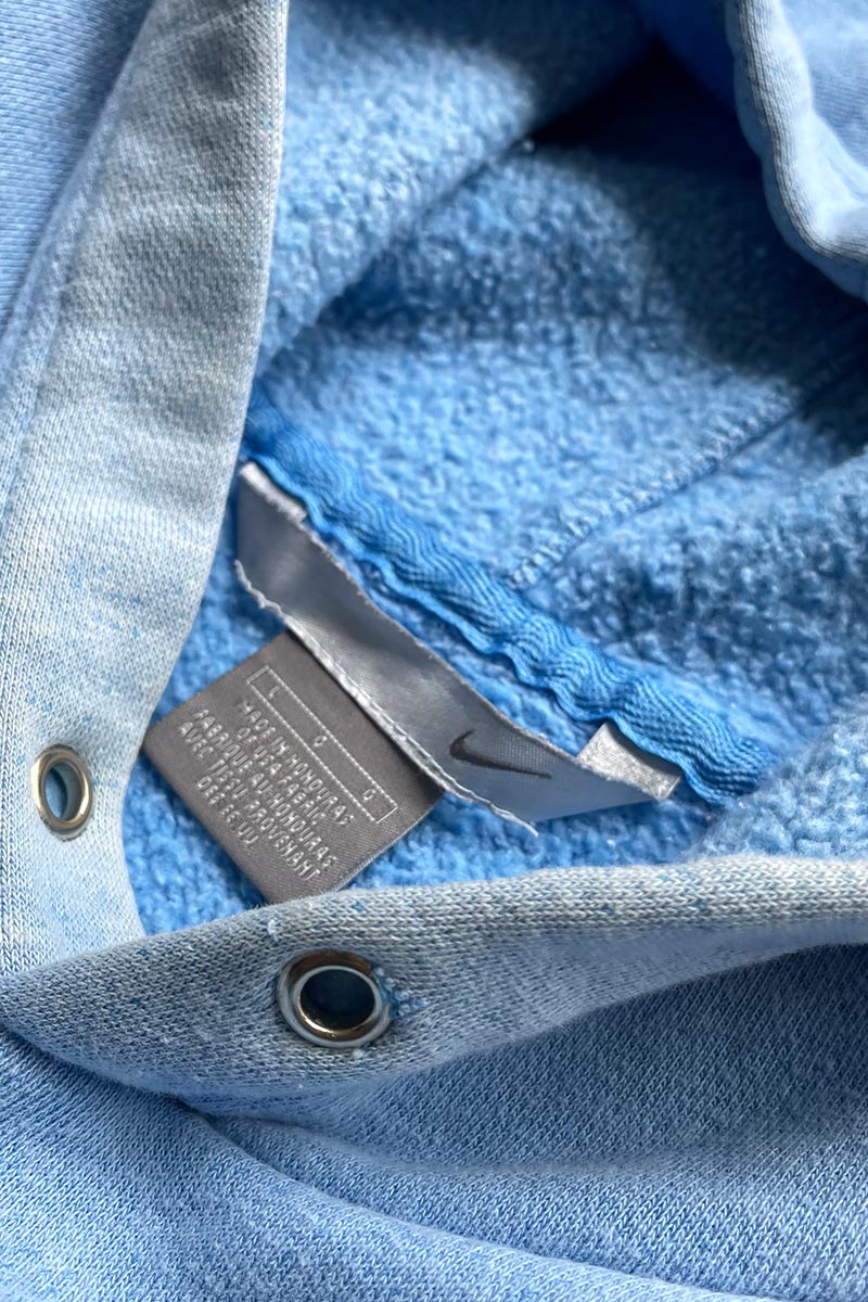 Y2K EARLY 00'S SWEAT HOODIE / BLUE [SIZE: L USED]