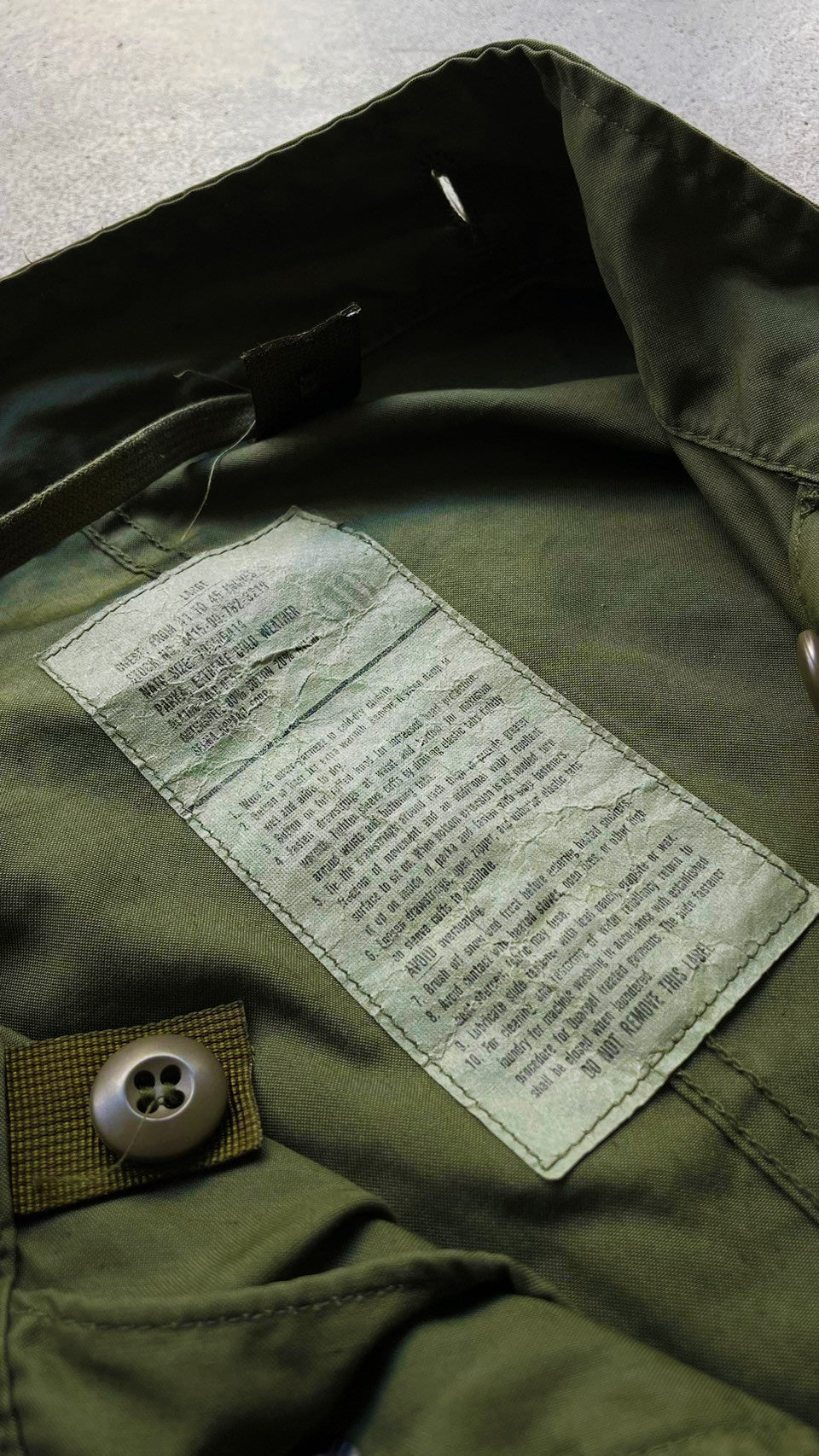 84'S M-65 FISHTAIL MODS COAT / KHAKI [SIZE: L USED]
