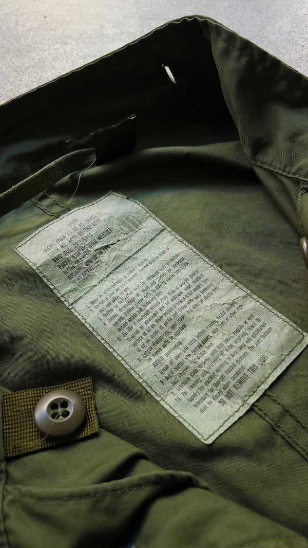 84'S M-65 FISHTAIL MODS COAT / KHAKI [SIZE: L USED]