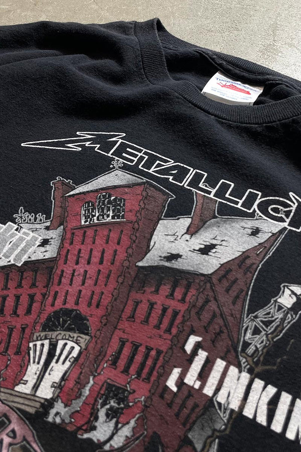 Y2K 2003 SUMMER SANITARIUM T-SHIRT / BLACK [SIZE: L USED]