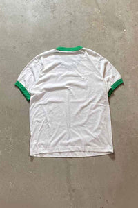 MADE IN USA 86'S NBA LARRY BIRD RINGER T-SHIRT / WHITE [SIZE: L USED]