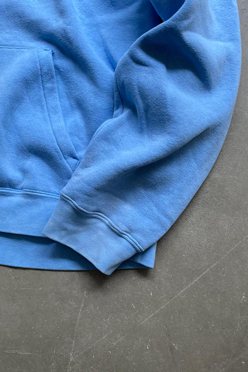 Y2K EARLY 00'S SWEAT HOODIE / BLUE [SIZE: L USED]