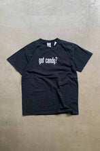 画像をギャラリービューアに読み込む, EARLY 00&#39;S S/S GOT CANDY PRINT MESSAGE T-SHIRT / BLACK [SIZE: L USED]
