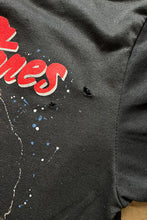 画像をギャラリービューアに読み込む, 89&#39;S THE ROLLING STONES STEEL WHEELS BAND T-SHIRT / BLACK [SIZE: L USED]
