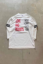 画像をギャラリービューアに読み込む, MADE IN USA 89&#39;S LOVE AND ROCKETS GAME T-SHIRT / WHITE [SIZE: L USED]
