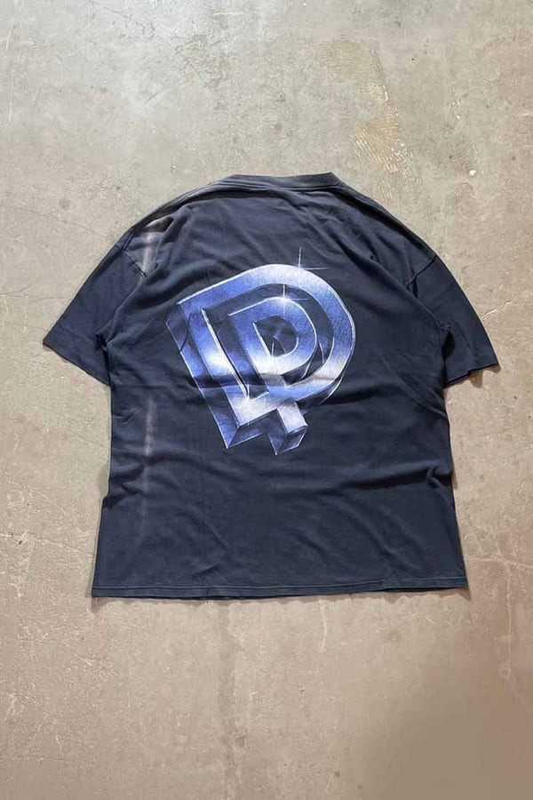 MADE IN USA 93'S T-SHIRT DEEP PURPLE MACHINE HEAD PRINT BAND T-SHIRT / BLACK [SIZE: XL USED]
