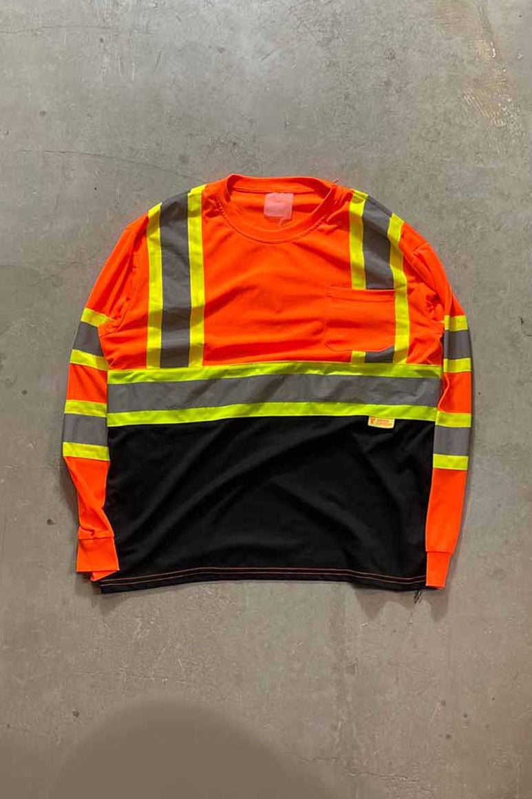 L/S REFLECTOR T-SHIRT / ORANGE [SIZE: L相当 USED]