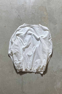 MADE IN USA 90'S PRINT L/S T-SHIRT / WHITE [SIZE: XL USED]