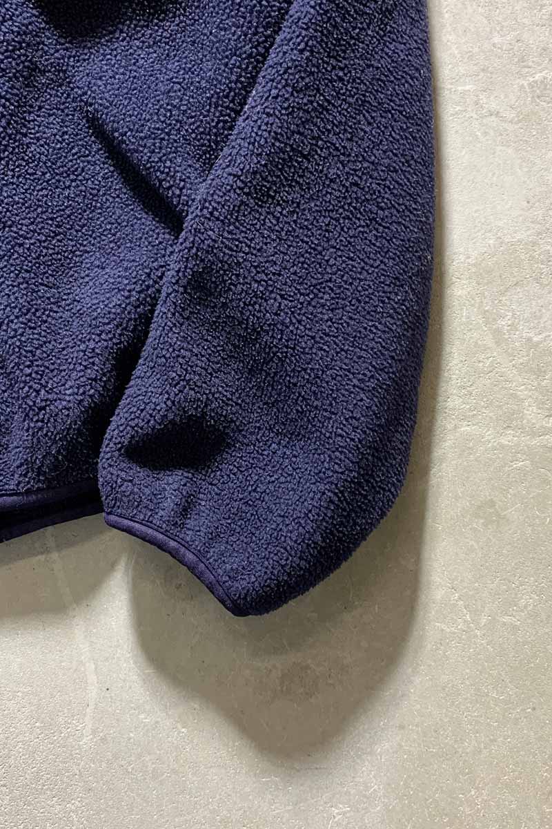MADE IN USA 80'S SNAP-T FLEECE JACKET / NAVY [SIZE: XL USED]