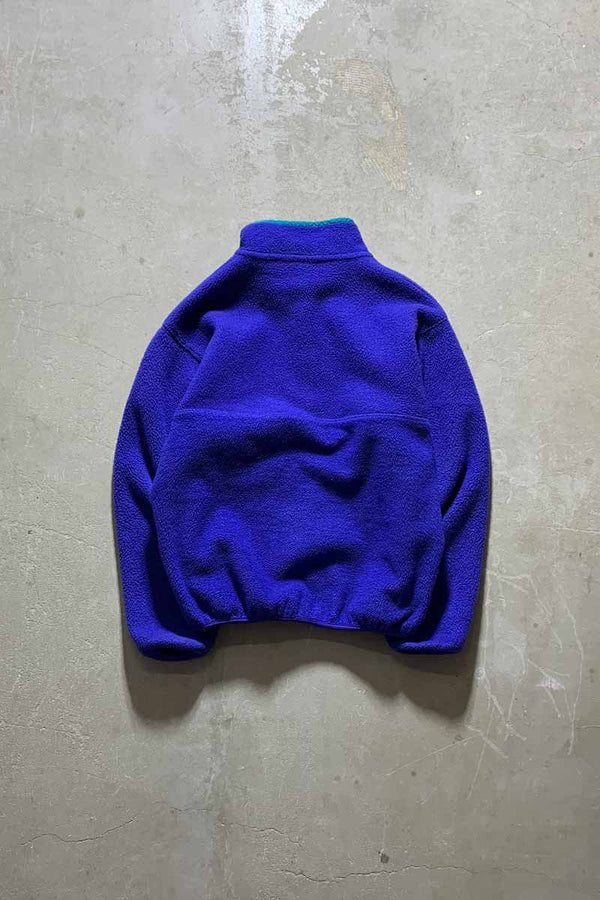 80'S SNAP-T FLEECE JACKET / BLUE [SIZE: L USED]