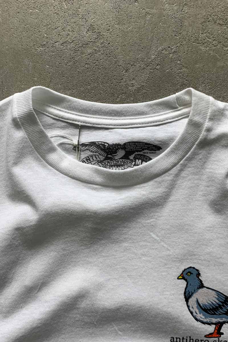 LIL PIGEON TEE / WHITE [SIZE: M DEADSTOCK/NOS]