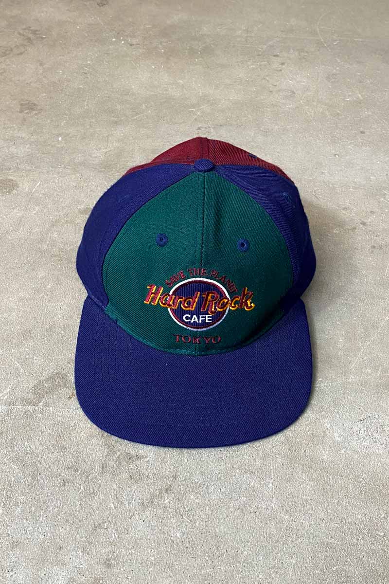 SAVE THE PLANET TOKYO CAP / NAVY/BURGUNDY/GREEN [SIZE: ONE SIZE USED]