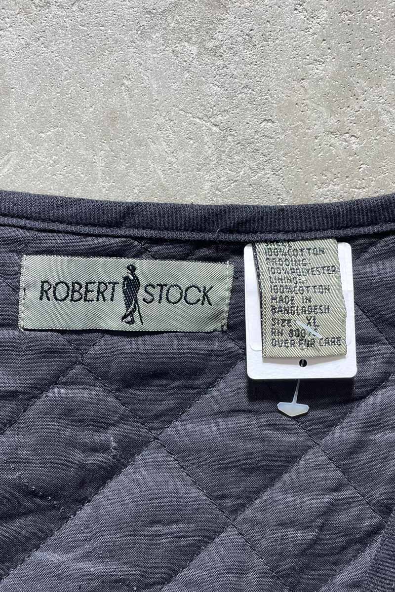 90'S COTTON QUILTING CHECK BUTTON VEST/ RED [SIZE:XL USED]