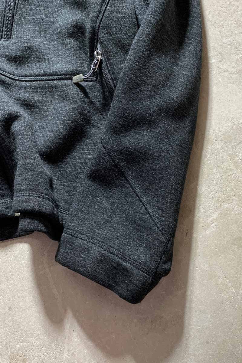 Y2K EARLY 00'S FLEECE JACKET / CHARCOAL [SIZE: L USED]
