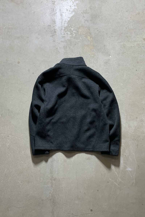 Y2K EARLY 00'S FLEECE JACKET / CHARCOAL [SIZE: L USED]