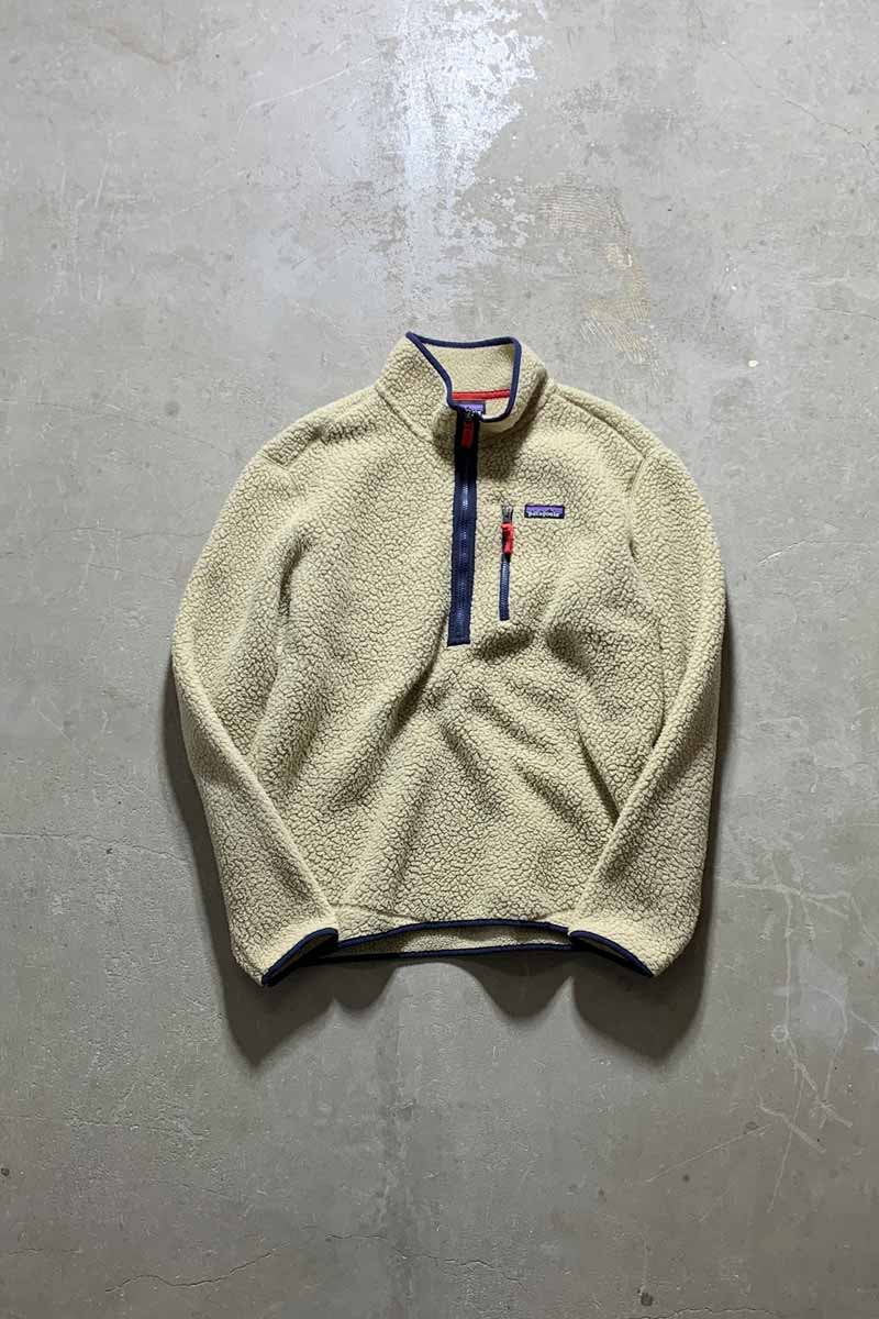 18AW RETRO PILE PULLOVER FLEECE JACKET / BEIGE [SIZE: L USED]