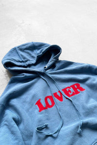 LOVER SWEAT HOODIE / BLUE [SIZE: XL USED]