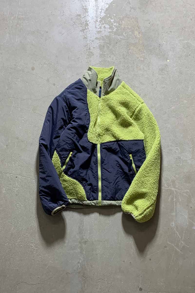 ZIP UP FLEECE JACKET / GREEN [SIZE: S USED]