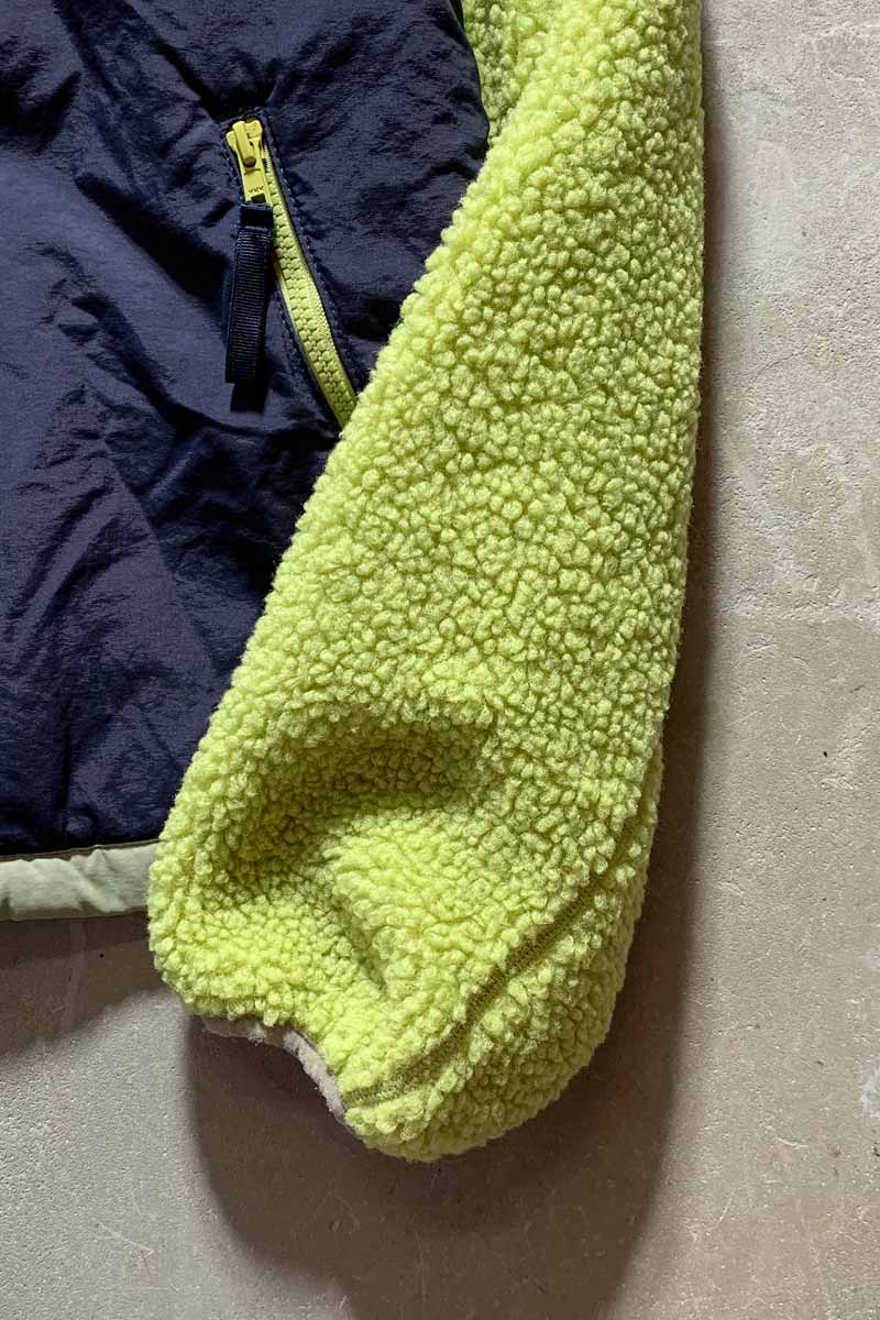 ZIP UP FLEECE JACKET / GREEN [SIZE: S USED]