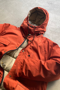 90'S GOOSE DOWN JACKET / ORANGE [SIZE: M USED]