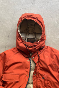 90'S GOOSE DOWN JACKET / ORANGE [SIZE: M USED]