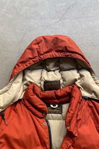 90'S GOOSE DOWN JACKET / ORANGE [SIZE: M USED]