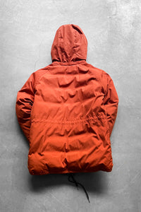 90'S GOOSE DOWN JACKET / ORANGE [SIZE: M USED]