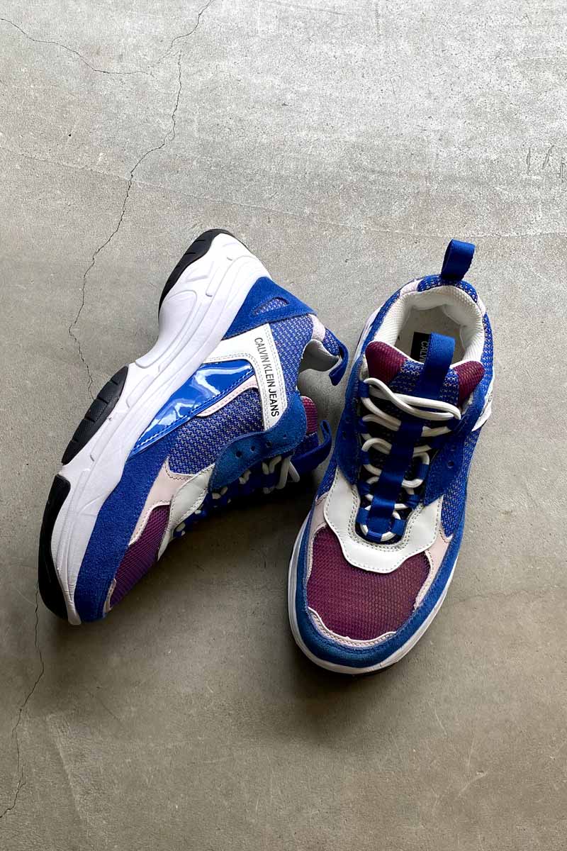 MARVIN LOGO SNEAKER / BLUE/WHITE [SIZE: US9.5(27.5cm) DEADSTOCK/NOS]