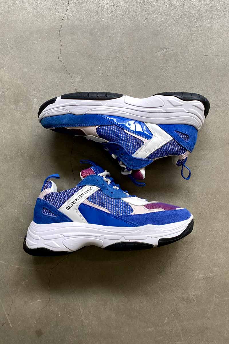 MARVIN LOGO SNEAKER / BLUE/WHITE [SIZE: US9.5(27.5cm) DEADSTOCK/NOS]