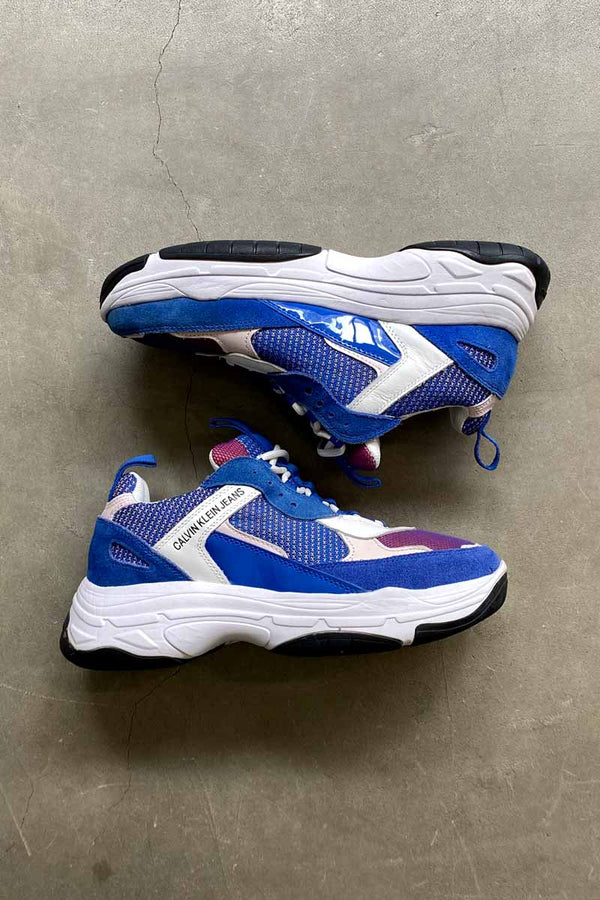 MARVIN LOGO SNEAKER / BLUE/WHITE [SIZE: US9.5(27.5cm) DEADSTOCK/NOS]