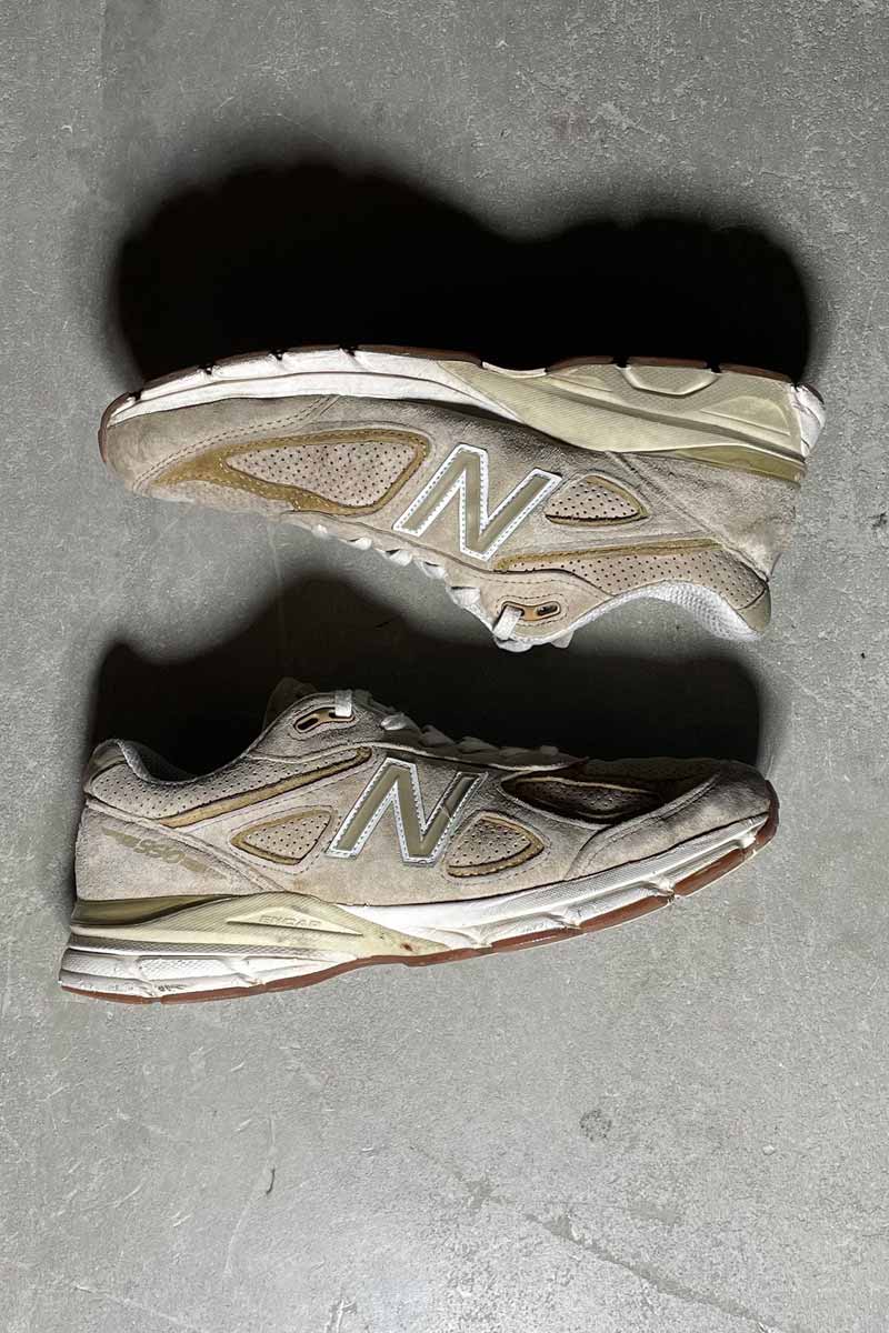 MADE IN USA 990 V4 M990HL4 / BEIGE [SIZE: US9.0 USED]
