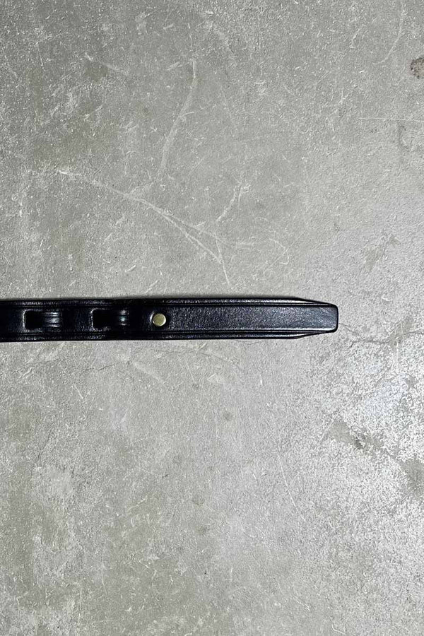 MINI HOOF PICK BELT / BLACK W/NICKEL HD [NEW]