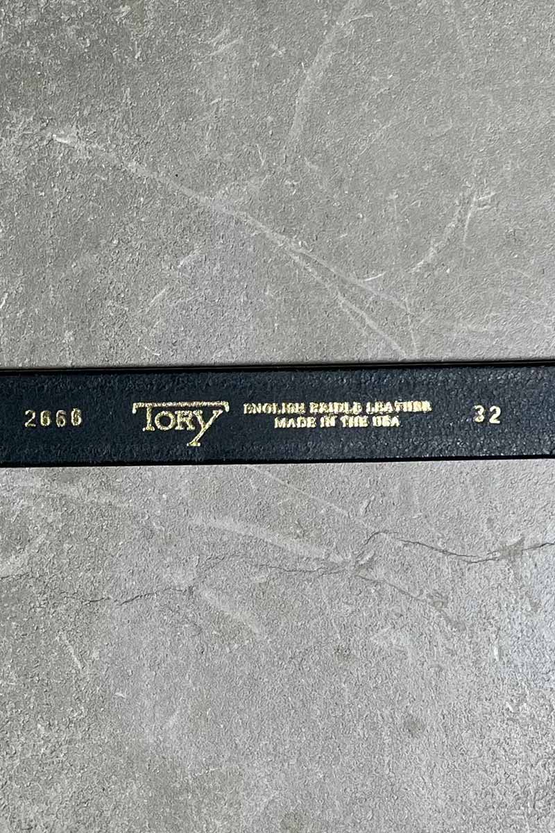 MINI HOOF PICK BELT / BLACK W/NICKEL HD [NEW]