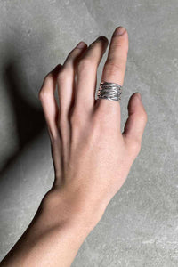 925 SILVER RING [SIZE: 13.5号相当 USED]
