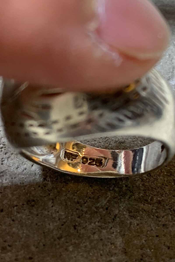 925 SILVER RING [SIZE: US 7.5 (Used)]