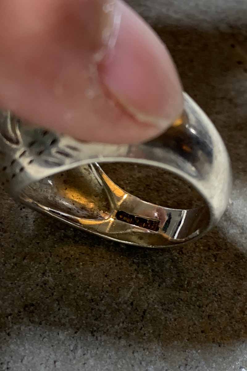 925 SILVER RING [SIZE: US 7.5 (Used)]