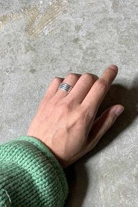 925 SILVER RING  [SIZE: 13号相当 USED]