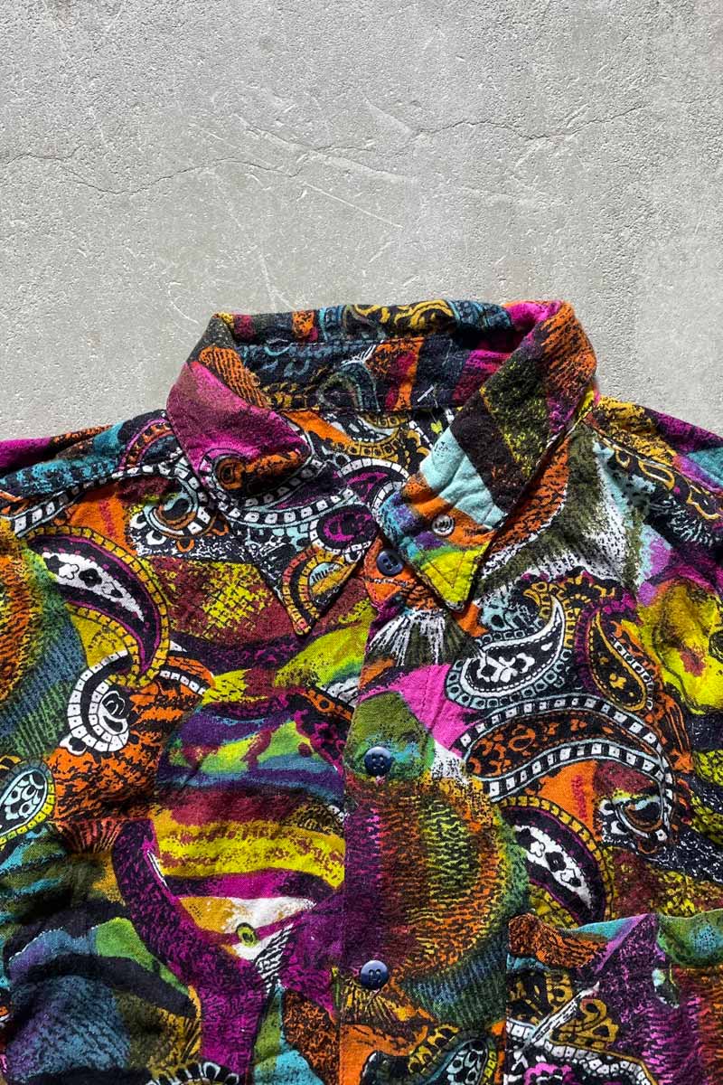 PAISLEY S/S SHIRT / MULTI [SIZE: M USED]