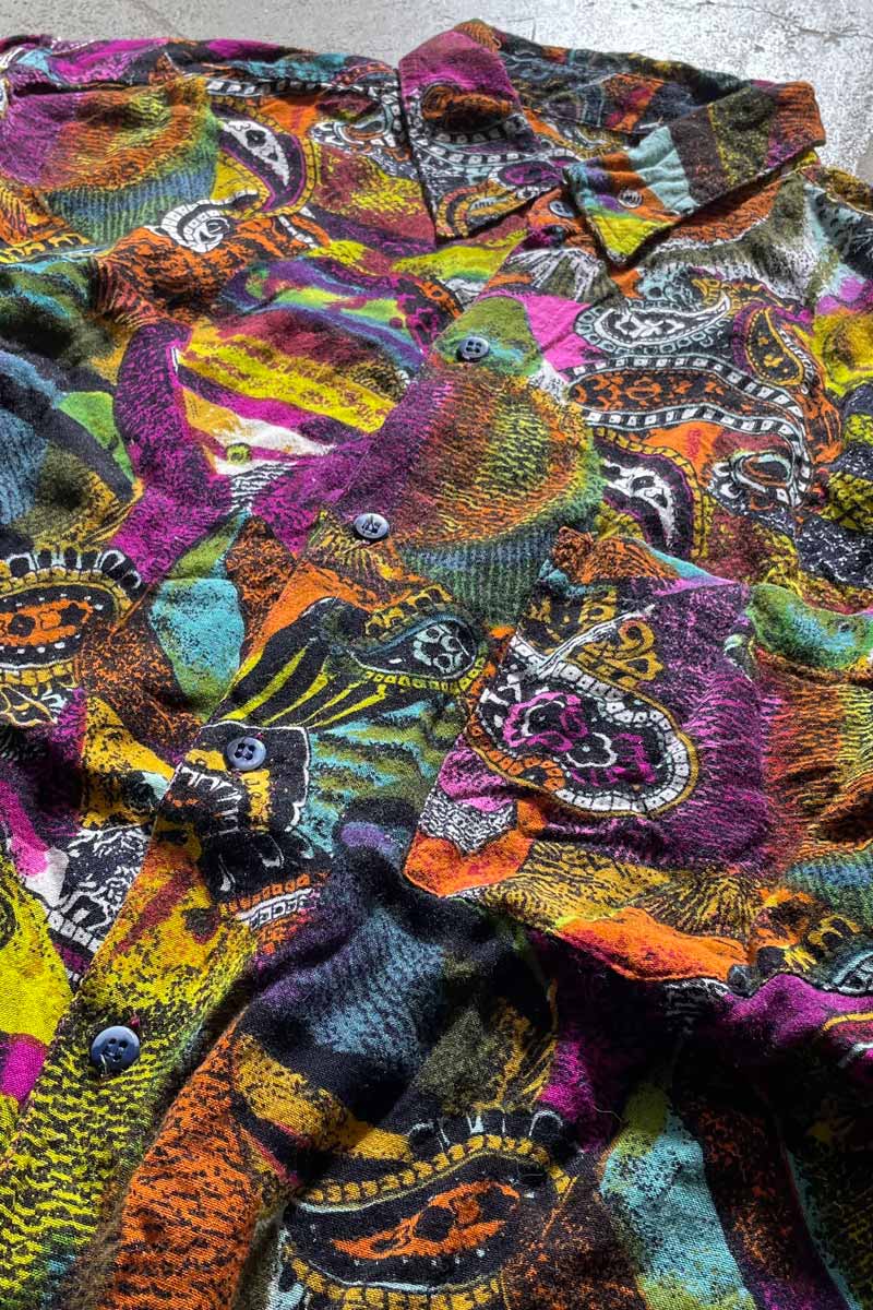 PAISLEY S/S SHIRT / MULTI [SIZE: M USED]