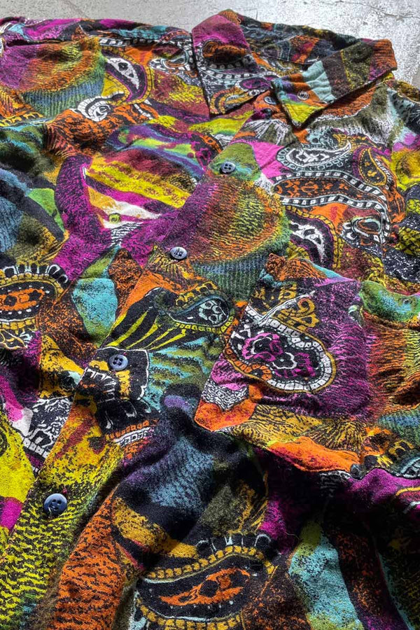 PAISLEY S/S SHIRT / MULTI [SIZE: M USED]