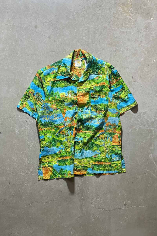 70'S S/S DESIGN SHIRT/ MULTI [SIZE:L USED]