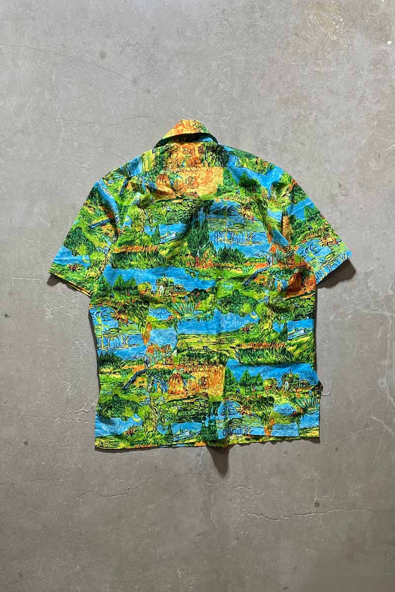 70'S S/S DESIGN SHIRT/ MULTI [SIZE:L USED]