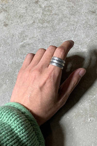 925 SILVER RING  [SIZE: 18号相当 USED]