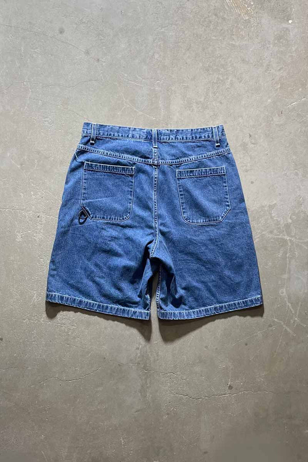 99'S SILVER TAB DENIM SHORT PANTS / BLUE [SIZE: W34 USED]