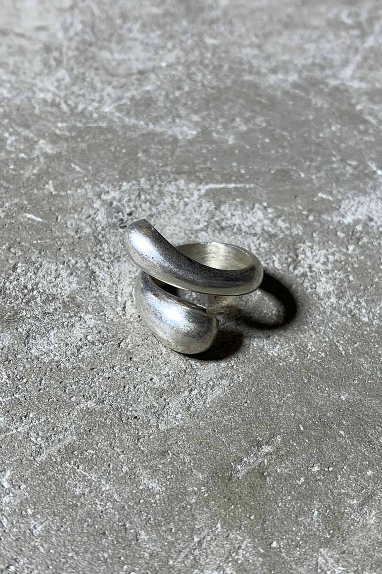 925 SILVER RING [SIZE: 9号相当 USED]