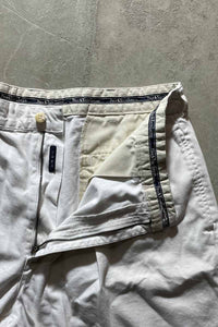 90'S TUCK CHINO TYLER SHORT PANTS / WHITE [SIZE: W36 USED]