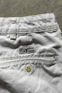 90'S TUCK CHINO TYLER SHORT PANTS / WHITE [SIZE: W36 USED]