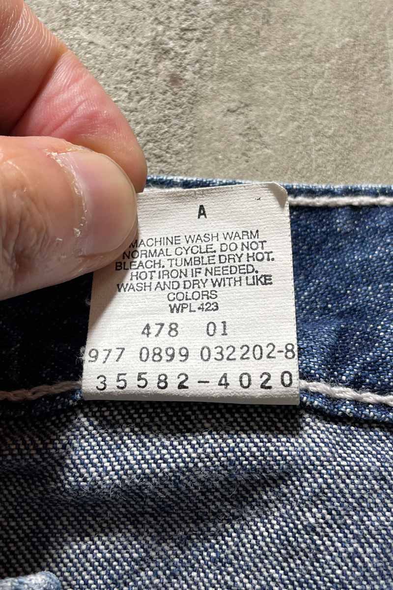 99'S DENIM SHORTS / BLUE [SIZE: W30 USED]